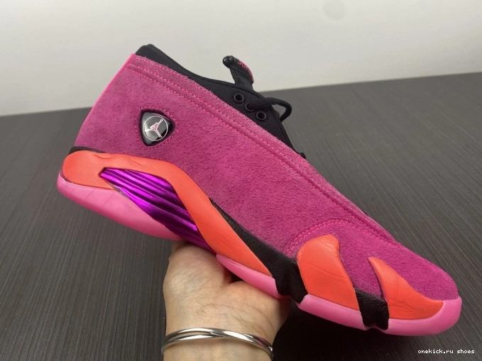 Cheap DH4121-600 Jordan 14 Pink Retro Low Shocking (W) 0810
